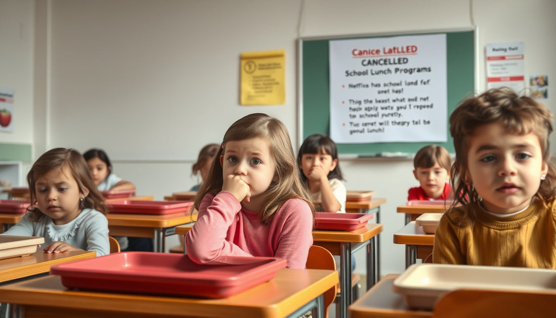 Millions of Children Could Lose Free School Meals: USDA Cancels $1 Billion in Funds for Student Lunches and Food Banks