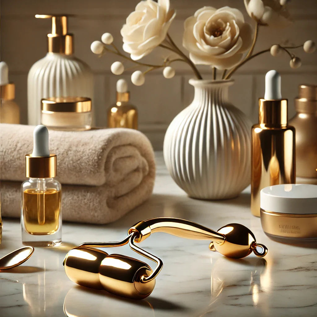 The Timeless Benefits of Minerals in Self-Care: Spotlight on Gold Beauty Rollers