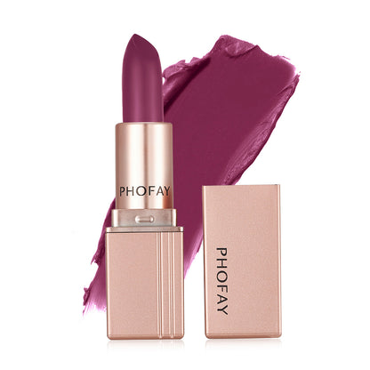 PHOFAY Matte Lipstick | Long-Lasting, Bold Color for Smooth & Elegant Lips