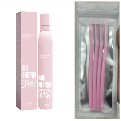 Hair Identifier Spray Set for Face Shaving | Moisturizing Dermaplaner Spray for Smooth Skin Care