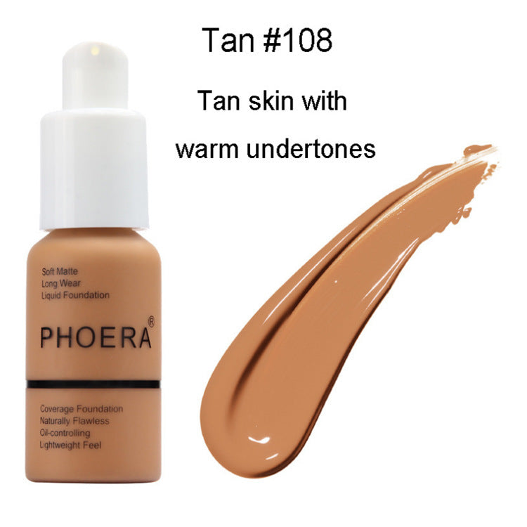 Explosive Press Oil Control Matte Concealer Foundation Cream | Natural Color, Long-Lasting Coverage