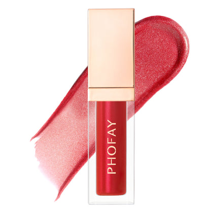 PHOFAY Ultra-Glossy Lip Gloss - High-Shine, Moisturizing, Non-Sticky, Long-Lasting Lip Shine for Perfect Pout