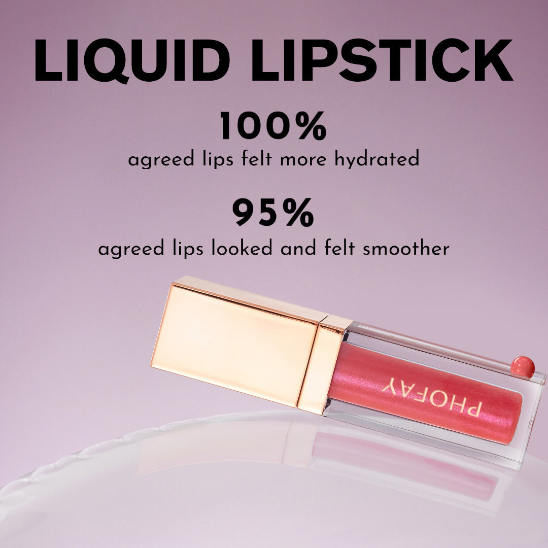 PHOFAY Ultra-Glossy Lip Gloss - High-Shine, Moisturizing, Non-Sticky, Long-Lasting Lip Shine for Perfect Pout