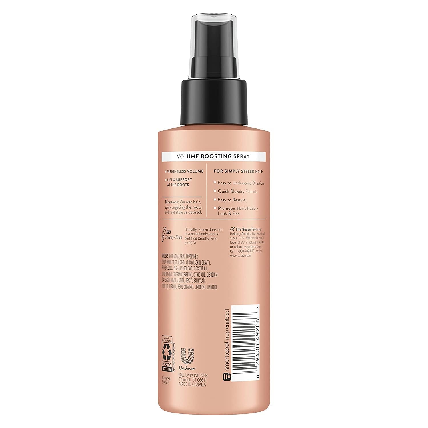 Simply Styled Volume Spray – Root Lifting Hair Spray for Fine Hair, Moisturizing & Volumizing Hair Products, 6 Oz (Pack of 2)