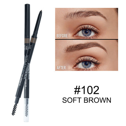 PHOERA 5-Color Ultra-Fine Eyebrow Pencil – Precision, Long-Lasting & Natural Definition