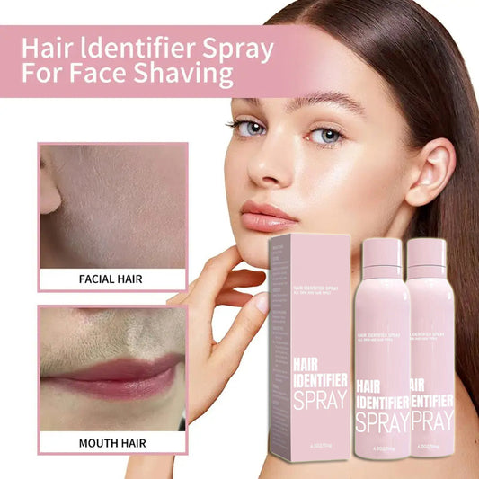 Hair Identifier Spray Set for Face Shaving | Moisturizing Dermaplaner Spray for Smooth Skin Care