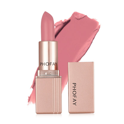 PHOFAY Matte Lipstick | Long-Lasting, Bold Color for Smooth & Elegant Lips