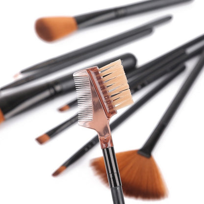 12PCS Makeup Brush Set for Blush, Eyeshadow, Eyelash & Highlighter Application - Professional Cosmetic Brushes