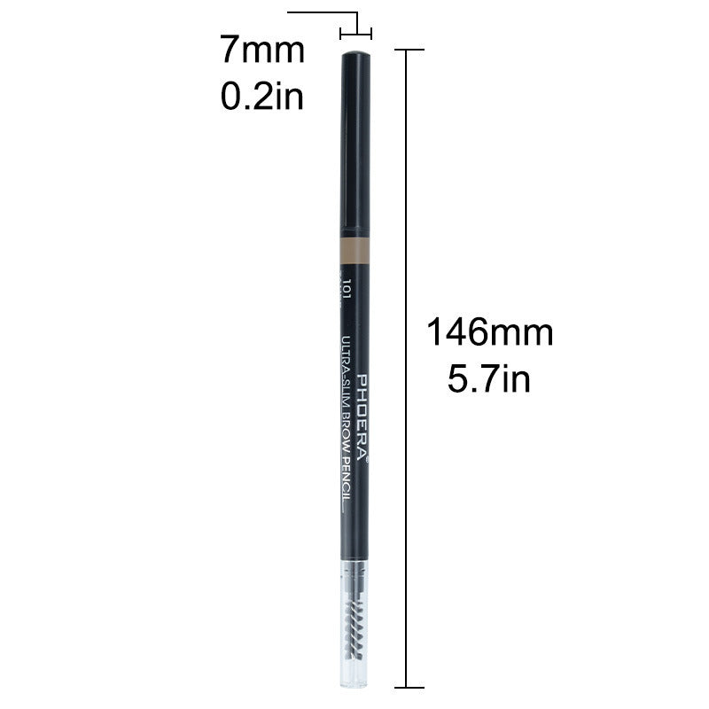 PHOERA 5-Color Ultra-Fine Eyebrow Pencil – Precision, Long-Lasting & Natural Definition