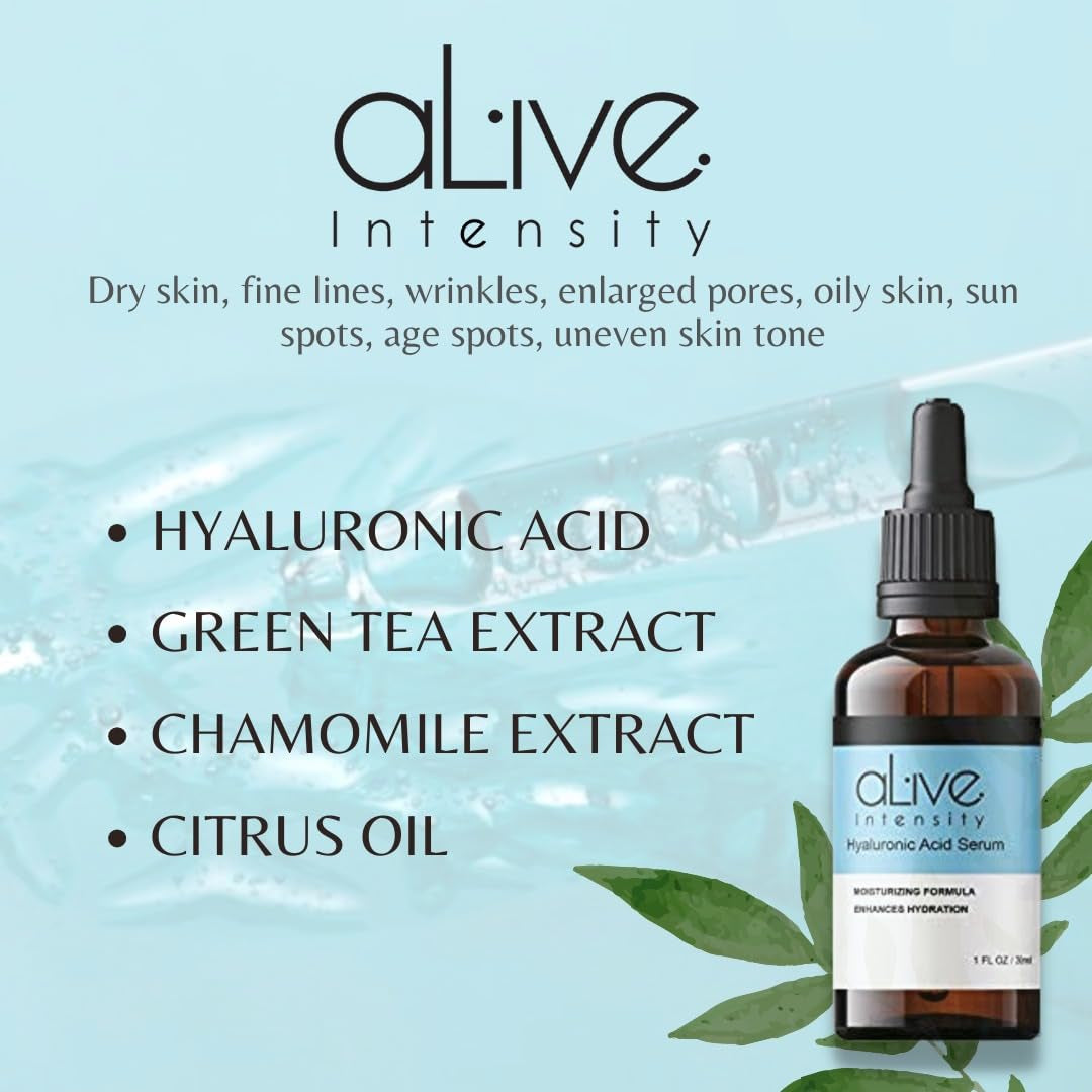 Hyaluronic Acid Serum Moisturizing Formula Enhances Hydration Hyaluronic Acid for Skin Facial Skin Care Products