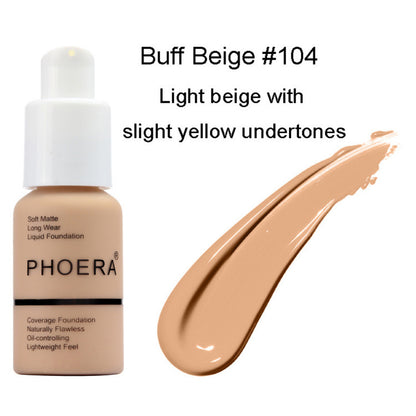 Explosive Press Oil Control Matte Concealer Foundation Cream | Natural Color, Long-Lasting Coverage