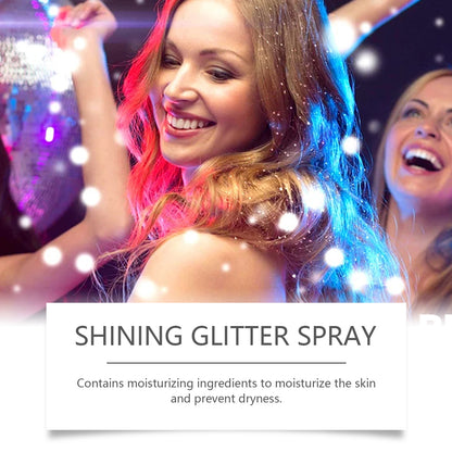 EELHOE Glitter Highlighter Spray – Long-Lasting Shimmer & Natural Glow for Face & Body