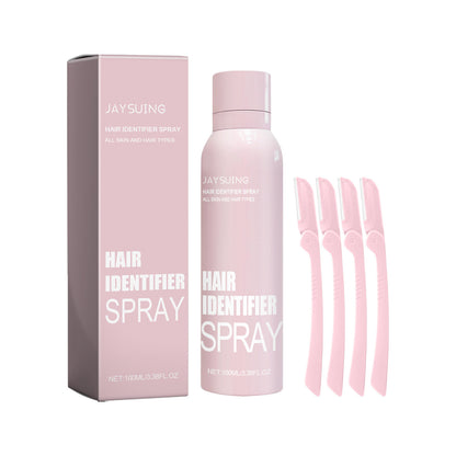 Hair Identifier Spray Set for Face Shaving | Moisturizing Dermaplaner Spray for Smooth Skin Care