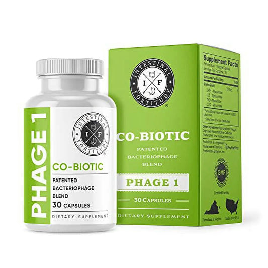 Phage 1 - Gut Health Supplement, Digestive Health, Immune Support, 30 Servings