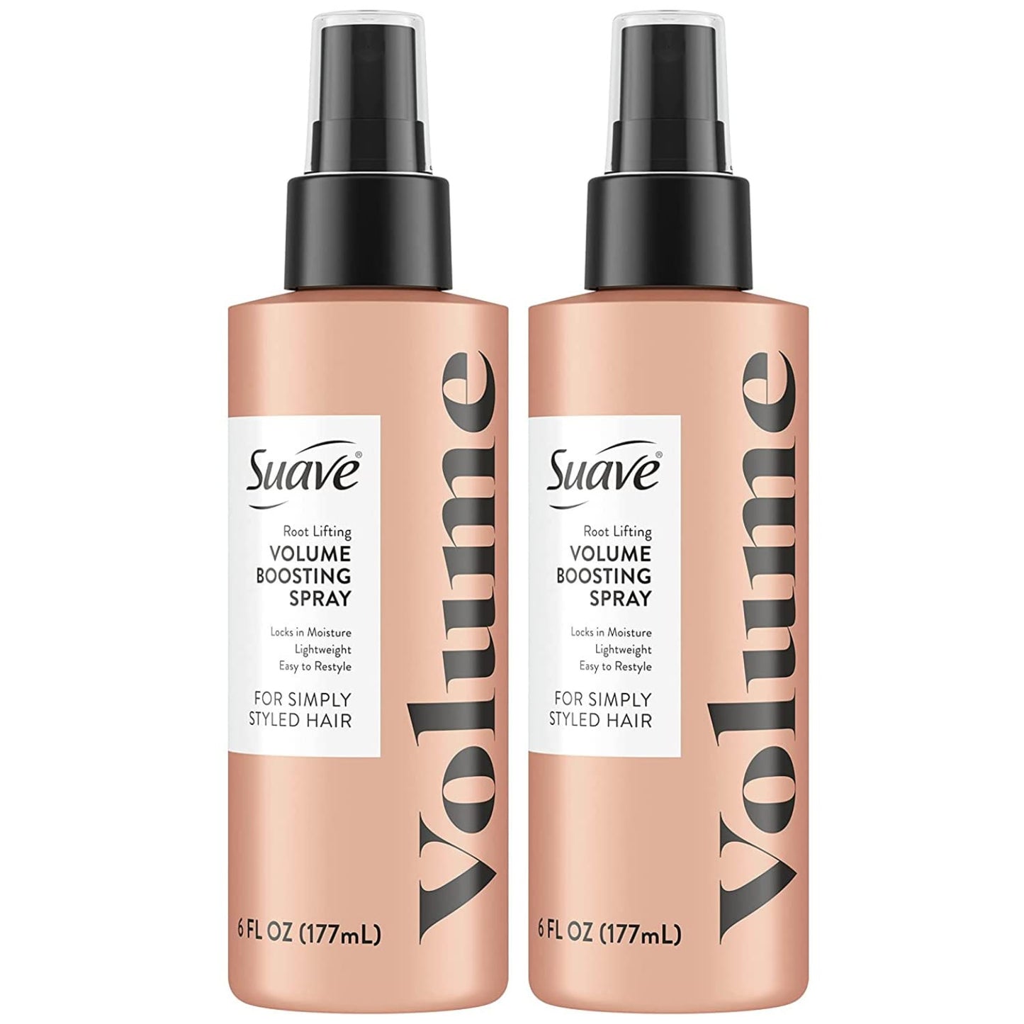 Simply Styled Volume Spray – Root Lifting Hair Spray for Fine Hair, Moisturizing & Volumizing Hair Products, 6 Oz (Pack of 2)