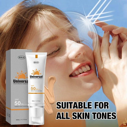 Universal Tinted Sunscreen SPF 50 PA – Lightweight, Non-Sticky & Residue-Free UV Protection for All Skin Types