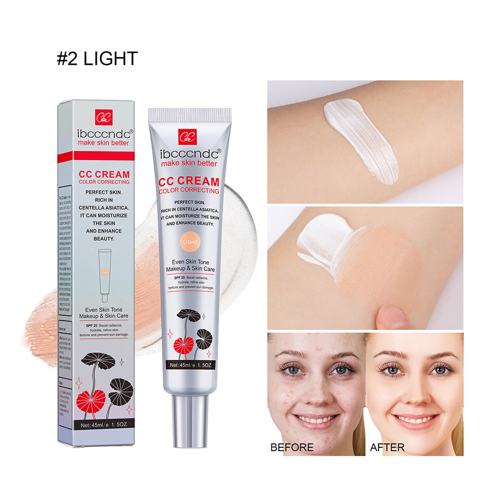 Moisturizing Correcting CC Cream | Waterproof Anti-Sweat Concealer & Long-Lasting Makeup for Women - Skin Protection by Erborian