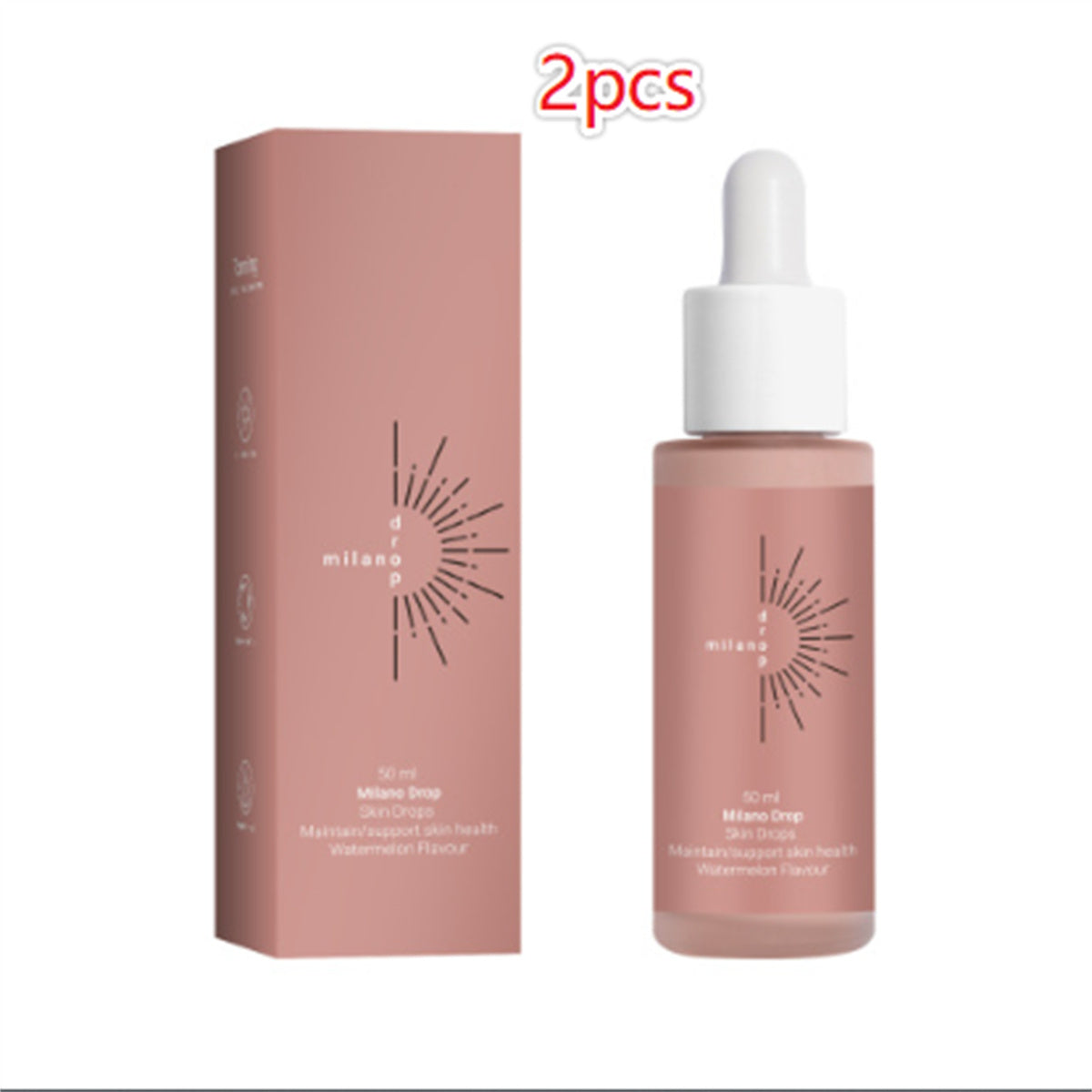 Self-Tanning Serum Drops for Face & Body | Dark Bronzer, Fine Line Repair, Outdoor & Tanning Bed use